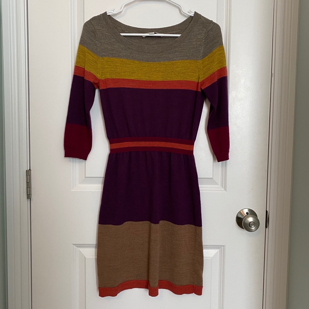 LOFT long sleeve sweater dress